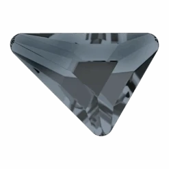 Swarovski Flat Back Crystals Non Hotfix Triangle Beta (2739) Crystal Silver Night UNFOILED(Swarovski 2739 Flatback Crystals Non Hotfix Triangle Beta Crystal Silver Night)