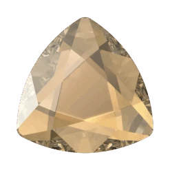 Swarovski Flat Back Crystals Non Hotfix Trilliant (2472) Crystal Golden Shadow(Swarovski 2472 Flatback Crystals Non Hotfix Trilliant Crystal Golden Shadow)