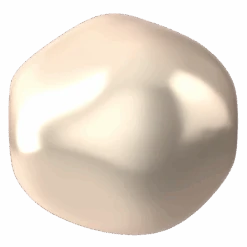 Swarovski Pearls Baroque Round (5841) Crystal Creamrose(Swarovski Pearls Baroque Round 5841 Crystal Creamrose)