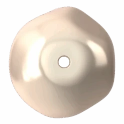 Swarovski Pearls Baroque Round (5841) Crystal Creamrose(Swarovski Pearls Baroque Round 5841 Crystal Creamrose) -BlueStreak Crystal Shop Serinity Pearls Baroque Round 5841 Crystal Creamrose 3