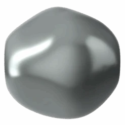 Serinity Pearls Baroque Round (5841) Crystal Dark Grey(Serinity 5841 Pearls Baroque Round Crystal Dark Grey)