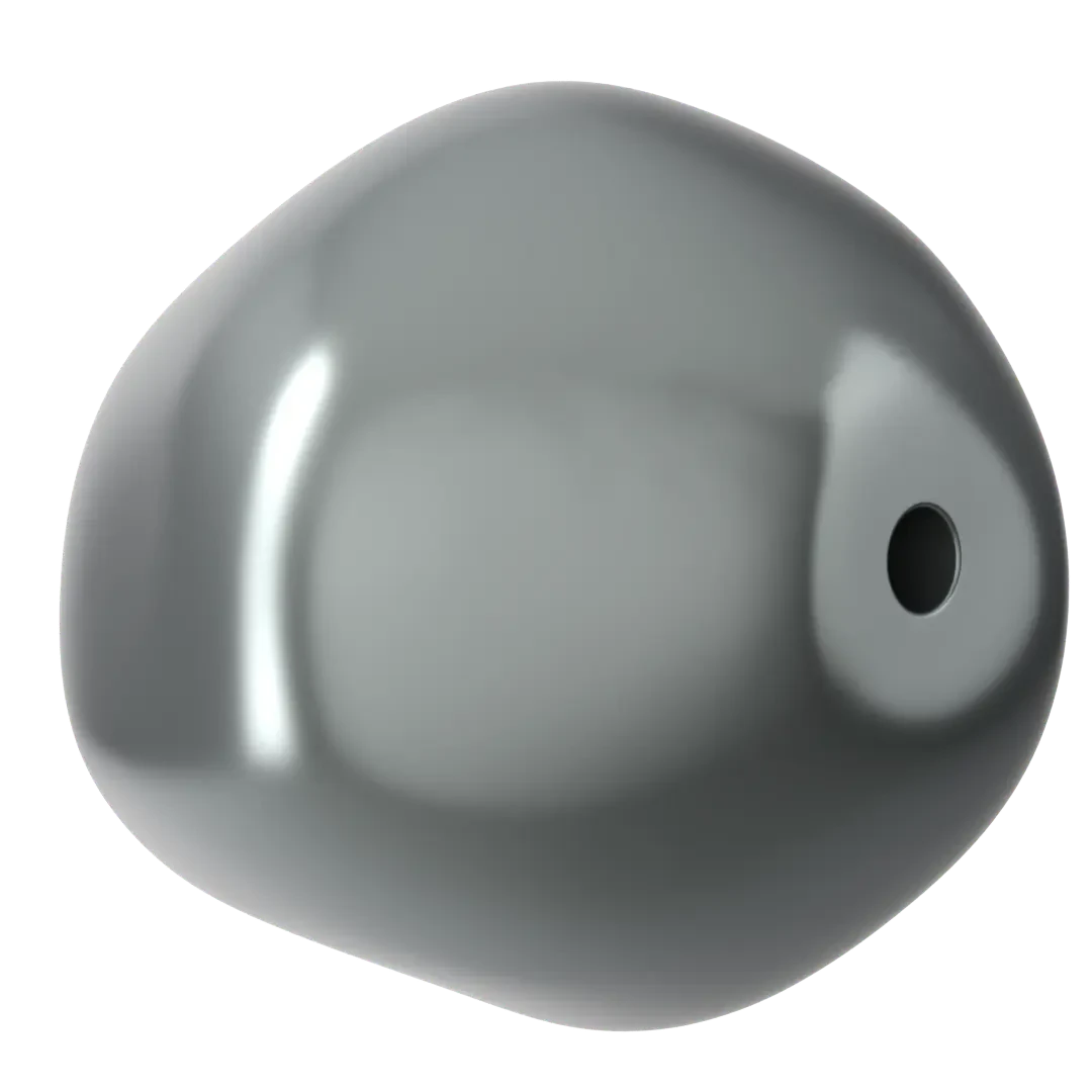 Swarovski Pearls Baroque Round (5841) Crystal Dark Grey(Swarovski 5841 Pearls Baroque Round Crystal Dark Grey) 4 Swarovski Pearls Baroque Round (5841) Crystal Dark Grey(Swarovski 5841 Pearls Baroque Round Crystal Dark Grey) - Image 2