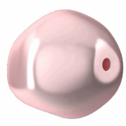 Serinity Pearls Baroque Round (5841) Crystal Rosaline(Serinity 5841 Pearls Baroque Round Crystal Rosaline) -BlueStreak Crystal Shop Serinity Pearls Baroque Round 5841 Crystal Rosaline 2