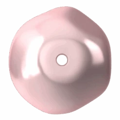 Serinity Pearls Baroque Round (5841) Crystal Rosaline(Serinity 5841 Pearls Baroque Round Crystal Rosaline) -BlueStreak Crystal Shop Serinity Pearls Baroque Round 5841 Crystal Rosaline 3