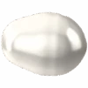 Swarovski Pearls Pear (5821) Crystal White(Swarovski Pearls Pear 5821 Crystal White Pearl)