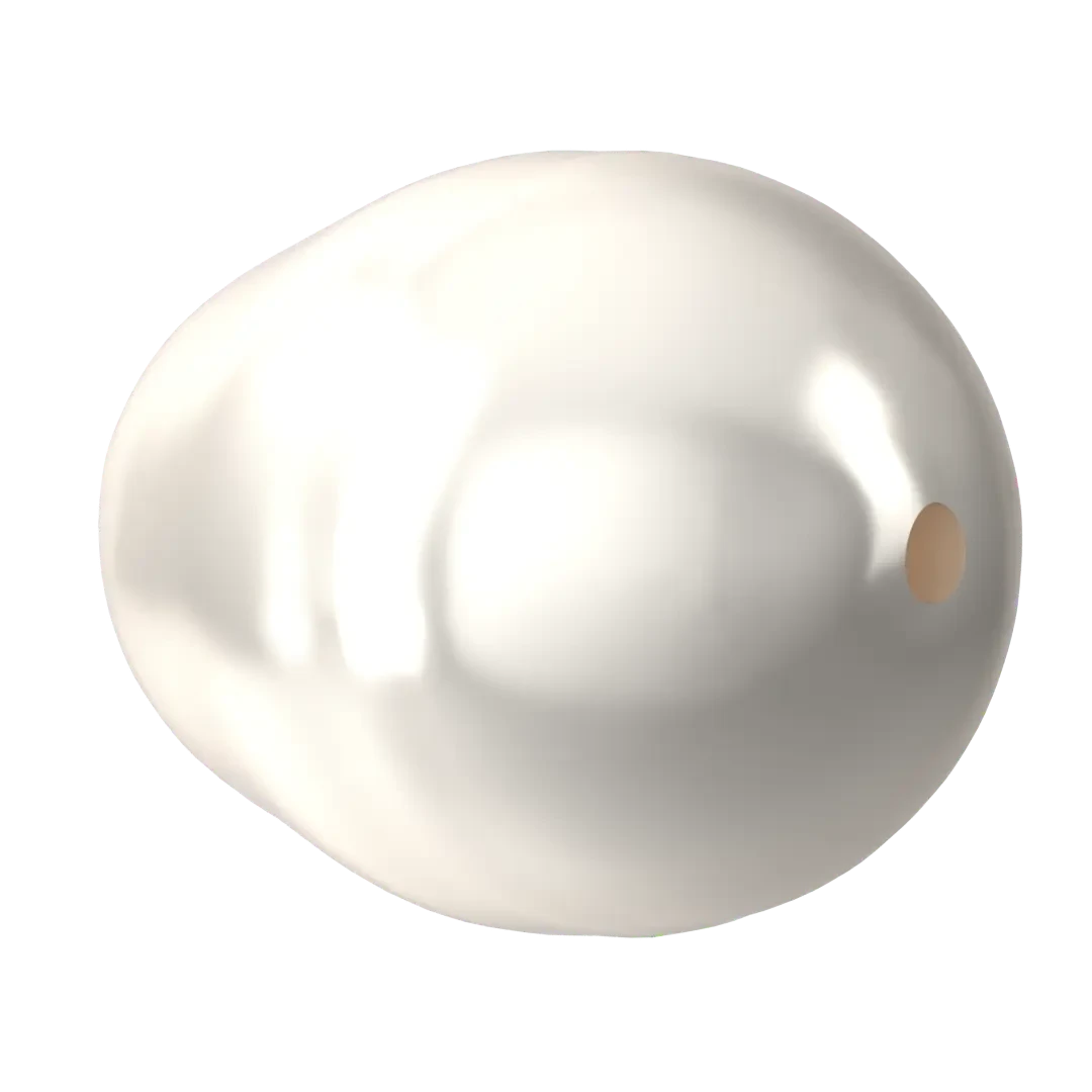 Swarovski Pearls Pear (5821) Crystal White(Swarovski Pearls Pear 5821 Crystal White Pearl) 4 Swarovski Pearls Pear (5821) Crystal White(Swarovski Pearls Pear 5821 Crystal White Pearl) - Image 2