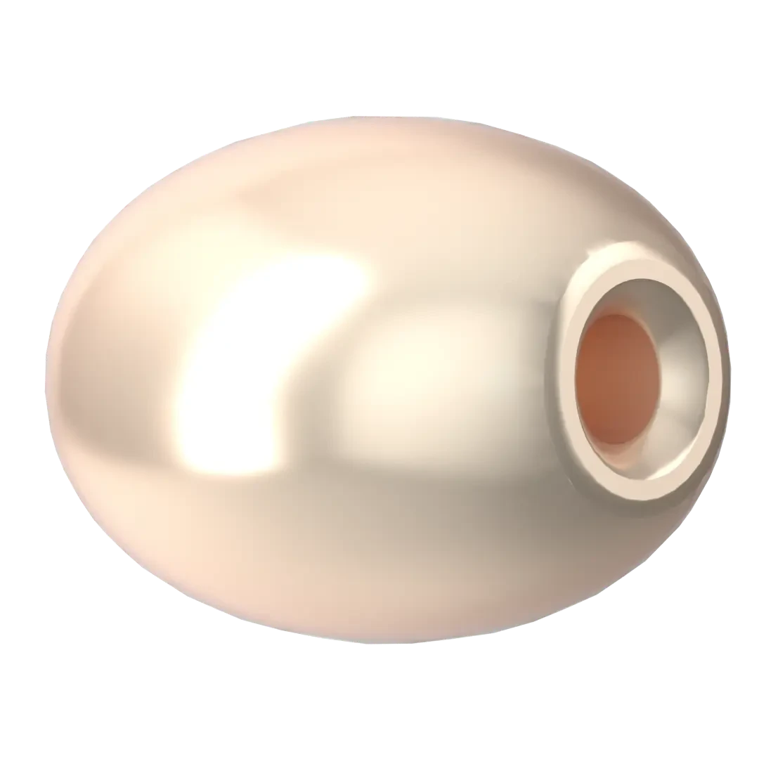 Swarovski Pearls Rice (5824) Crystal Creamrose(Swarovski Pearls Rice 5824 Crystal Creamrose) 4 Swarovski Pearls Rice (5824) Crystal Creamrose(Swarovski Pearls Rice 5824 Crystal Creamrose) - Image 2