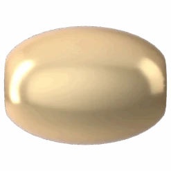 Swarovski Pearls Rice (5824) Crystal Light Gold(Swarovski 5824 Pearls Rice Crystal Light Gold)