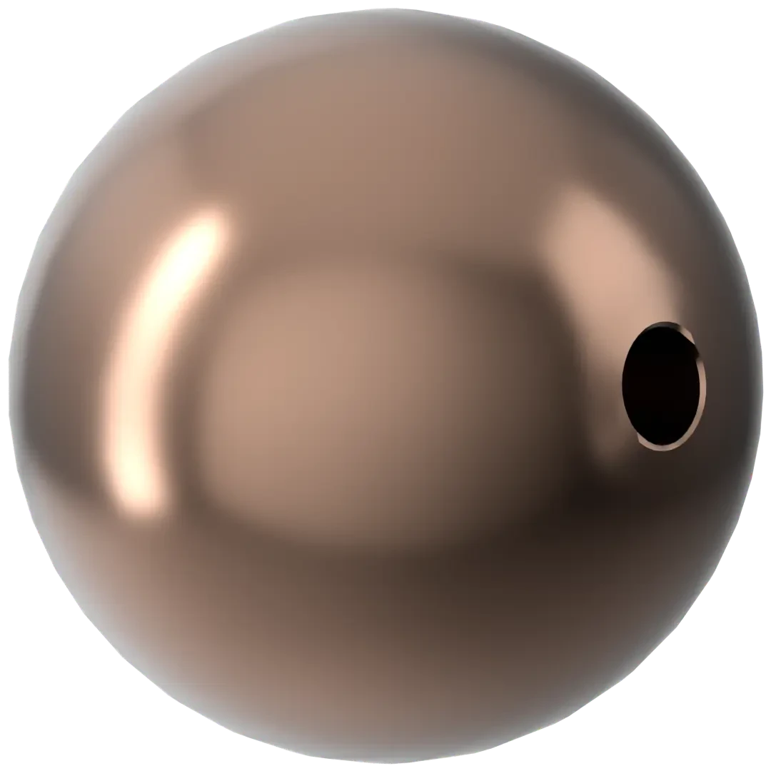 Swarovski Pearls Round (5810) Crystal Brown(Swarovski Pearls Round 5810 Crystal Brown) 4 Swarovski Pearls Round (5810) Crystal Brown(Swarovski Pearls Round 5810 Crystal Brown) - Image 2