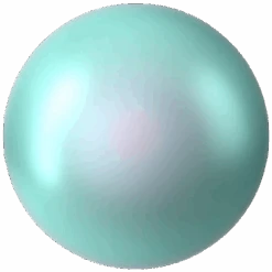 Serinity Pearls Round (5810) Crystal Iridescent Light Turquoise(Serinity 5810 Round Pearls Crystal Iridescent Light Turquoise Pearl)