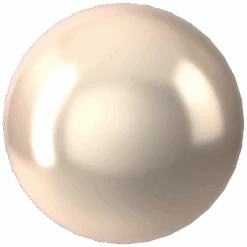 Swarovski Pearls Round No Hole (5809) Crystal Creamrose(Swarovski Pearls Round No Hole 5809 Crystal Creamrose)