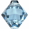 Serinity Pendants Bicone Cut (6328) Aquamarine(Serinity 6328 Pendants Bicone Aquamarine) -BlueStreak Crystal Shop Serinity Pendants Bicone Cut 6328 Aquamarine