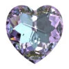 Swarovski Pendants Classic Heart (6215) Crystal Vitrail Light(Swarovski Pendants Classic Heart 6215 Crystal Vitrail Light)