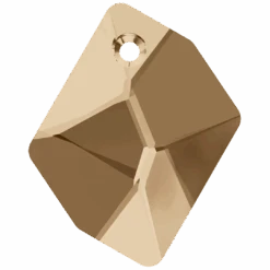 Swarovski Pendants Cosmic (6680) Crystal Golden Shadow(Swarovski 6680 Pendants Cosmic Crystal Golden Shadow)