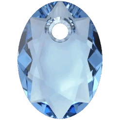 Serinity Pendants Elliptic Cut (6438) Cool Blue(Serinity Pendants Elliptic Cut 6438 Cool Blue)