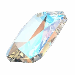 Swarovski Pendants Emerald Cut (6435) Crystal Shimmer(Swarovski 6435 Pendants Emerald Cut Crystal Shimmer) -BlueStreak Crystal Shop Serinity Pendants Emerald Cut 6435 Crystal Shimmer 2