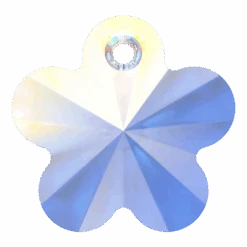 Swarovski Pendants Flower (6744) Crystal AB(Swarovski 6744 Pendants Flower Crystal Ab)