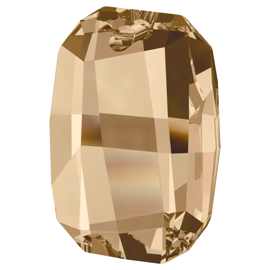 Swarovski Pendants Graphic (6685) Crystal Golden Shadow(Swarovski 6685 Pendants Graphic Crystal Golden Shadow) 4 Swarovski Pendants Graphic (6685) Crystal Golden Shadow(Swarovski 6685 Pendants Graphic Crystal Golden Shadow) - Image 2