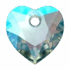 Serinity Pendants Heart Cut (6432) Aquamarine Shimmer(Serinity 6432 Pendants Heart Cut Aquamarine Shimmer) -BlueStreak Crystal Shop Serinity Pendants Heart Cut 6432 Aquamarine Shimmer
