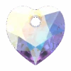 Serinity Pendants Heart Cut (6432) Crystal AB(Serinity 6432 Pendants Heart Cut Crystal Ab)