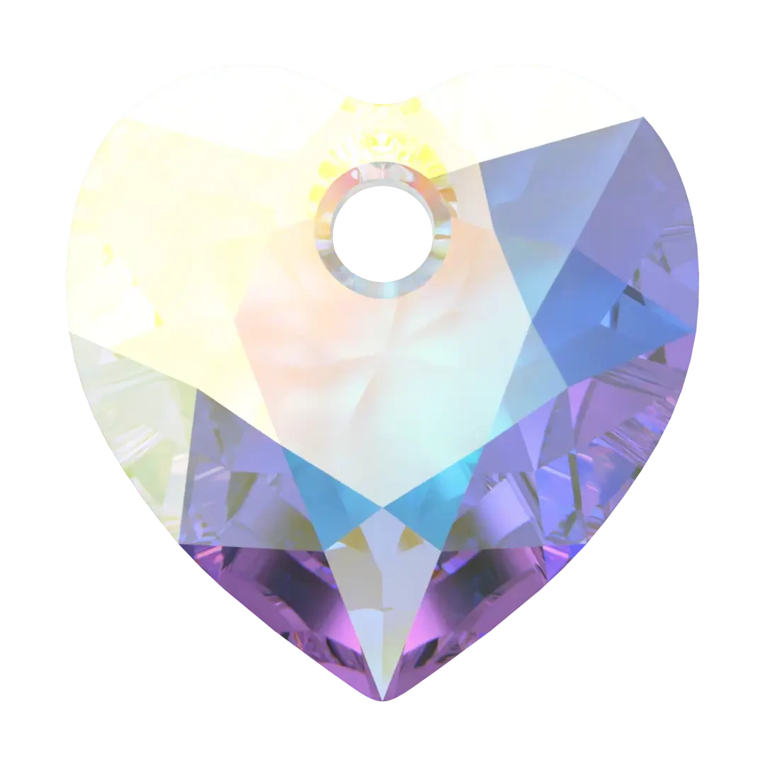 Serinity Pendants Heart Cut (6432) Crystal AB(Serinity 6432 Pendants Heart Cut Crystal Ab) 3 Serinity Pendants Heart Cut (6432) Crystal AB(Serinity 6432 Pendants Heart Cut Crystal Ab)