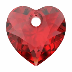 Serinity Pendants Heart Cut (6432) Light Siam(Serinity 6432 Pendants Heart Cut Light Siam)