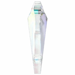 Serinity Pendants Leaf (6735) Crystal AB(Serinity 6735 Pendants Leaf Crystal Ab) -BlueStreak Crystal Shop Serinity Pendants Leaf 6735 Crystal AB 3