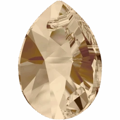 Serinity Pendants Mini Pear (6128) Crystal Golden Shadow(Serinity 6128 Pendants Mini Pear Crystal Golden Shadow) -BlueStreak Crystal Shop Serinity Pendants Mini Pear 6128 Crystal Golden Shadow 2