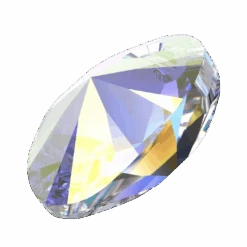 Swarovski Pendants Xilion Oval (6028) Crystal AB(Swarovski 6028 Pendants Xilion Oval Crystal Ab) -BlueStreak Crystal Shop Serinity Pendants Oval Cut 6028 Crystal AB 2