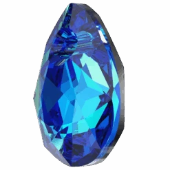 Swarovski Pendants Pear Cut (6433) Crystal Bermuda Blue P(Swarovski 6433 Pendants Pear Cut Crystal Bermuda Blue P) -BlueStreak Crystal Shop Serinity Pendants Pear Cut 6433 Crystal Bermuda Blue P 2