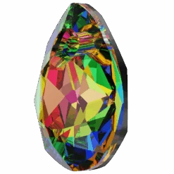 Swarovski Pendants Pear Cut (6433) Crystal Vitrail Medium P(Swarovski 6433 Pendants Pear Cut Crystal Vitrail Medium P) -BlueStreak Crystal Shop Serinity Pendants Pear Cut 6433 Crystal Vitrail Medium P 2