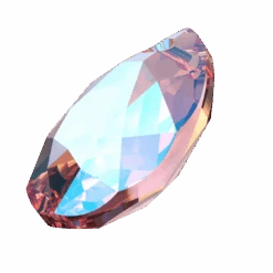 Swarovski Pendants Pear Cut (6433) Light Rose Shimmer(Swarovski 6433 Pendants Pear Cut Light Rose Shimmer) -BlueStreak Crystal Shop Serinity Pendants Pear Cut 6433 Light Rose Shimmer 2