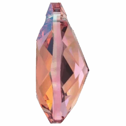 Swarovski Pendants Pear Cut (6433) Light Rose Shimmer(Swarovski 6433 Pendants Pear Cut Light Rose Shimmer) -BlueStreak Crystal Shop Serinity Pendants Pear Cut 6433 Light Rose Shimmer 3