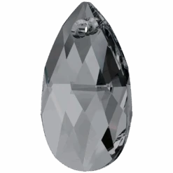 Serinity Pendants Peardrop (6106) Crystal Silver Night(Serinity 6106 Pendants Peardrop Crystal Silver Night) -BlueStreak Crystal Shop Serinity Pendants Peardrop 6106 Crystal Silver Night 2