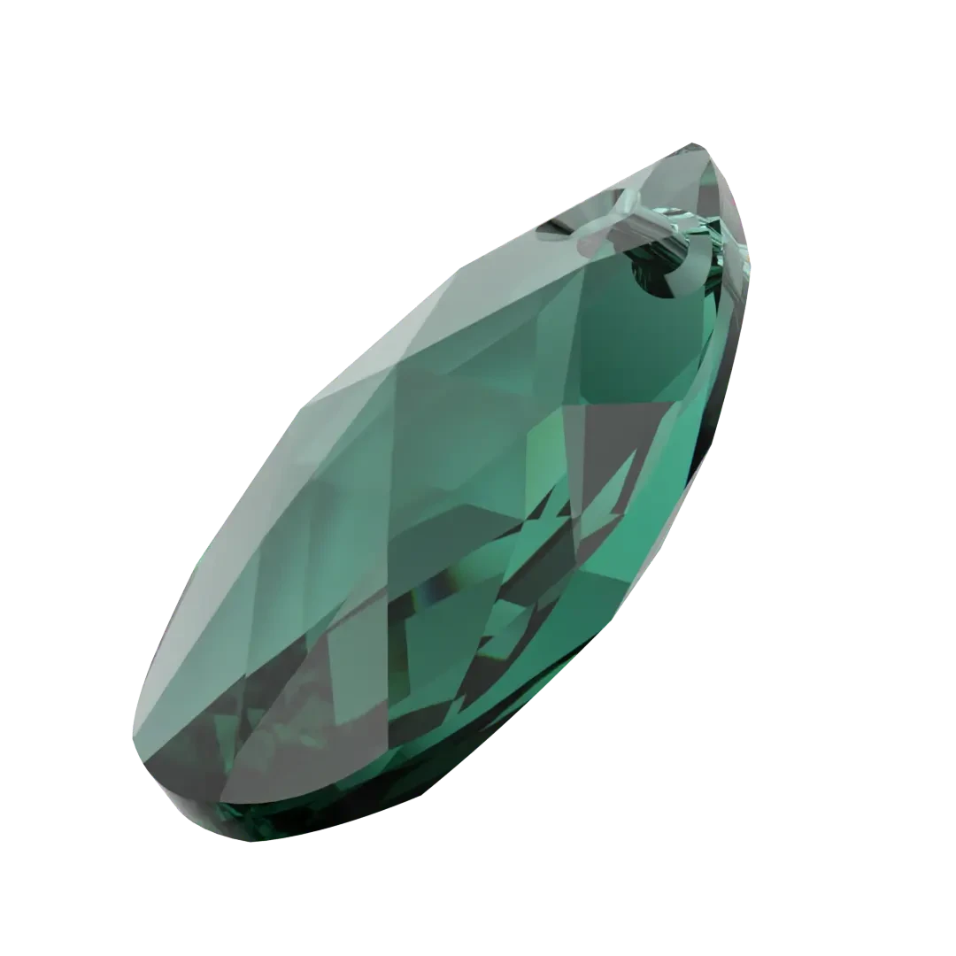 Swarovski Pendants Peardrop (6106) Emerald(Swarovski 6106 Pendants Peardrop Emerald) 4 Swarovski Pendants Peardrop (6106) Emerald(Swarovski 6106 Pendants Peardrop Emerald) - Image 2