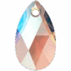 Swarovski Pendants Peardrop (6106) Light Colorado Topaz Shimmer(Swarovski 6106 Pendants Peardrop Light Colorado Topaz Shimmer) -BlueStreak Crystal Shop Serinity Pendants Peardrop 6106 Light Colorado Topaz Shimmer