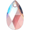 Swarovski Pendants Peardrop (6106) Light Rose Shimmer(Swarovski 6106 Pendants Peardrop Light Rose Shimmer) -BlueStreak Crystal Shop Serinity Pendants Peardrop 6106 Light Rose Shimmer