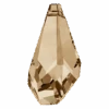 Swarovski Pendants Polygon Drop (6015) Crystal Golden Shadow(Swarovski 6015 Pendants Polygon Drop Crystal Golden Shadow) -BlueStreak Crystal Shop Serinity Pendants Polygon Drop 6015 Crystal Golden Shadow 2
