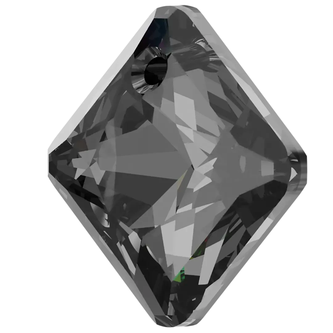 Swarovski Pendants Princess Cut (6431) Crystal Silver Night(Swarovski 6431 Pendants Princess Cut Crystal Silver Night) 4 Swarovski Pendants Princess Cut (6431) Crystal Silver Night(Swarovski 6431 Pendants Princess Cut Crystal Silver Night) - Image 2