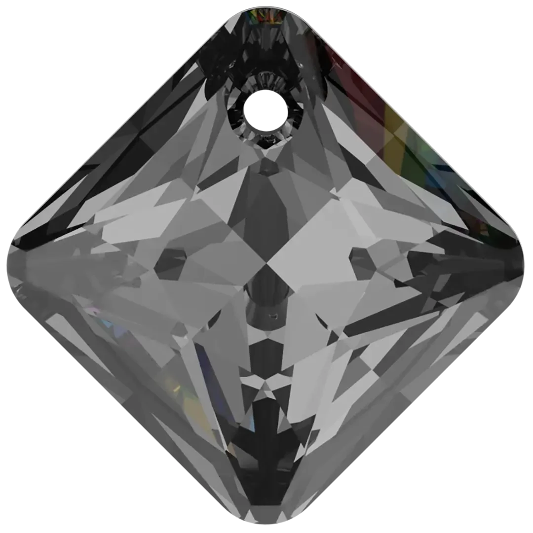 Swarovski Pendants Princess Cut (6431) Crystal Silver Night(Swarovski 6431 Pendants Princess Cut Crystal Silver Night) 3 Swarovski Pendants Princess Cut (6431) Crystal Silver Night(Swarovski 6431 Pendants Princess Cut Crystal Silver Night)