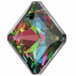 Serinity Pendants Princess Cut (6431) Crystal Vitrail Medium P(Serinity 6431 Pendants Princess Cut Crystal Vitrail Medium P) -BlueStreak Crystal Shop Serinity Pendants Princess Cut 6431 Crystal Vitrail Medium P 2