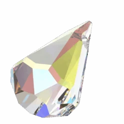 Swarovski Pendants Xirius Raindrop (6022) Crystal AB(Swarovski 6022 Pendants Xirius Raindrop Crystal Ab) -BlueStreak Crystal Shop Serinity Pendants Raindrop 6022 Crystal AB 2