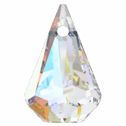 Swarovski Pendants Xirius Raindrop (6022) Crystal AB(Swarovski 6022 Pendants Xirius Raindrop Crystal Ab) -BlueStreak Crystal Shop Serinity Pendants Raindrop 6022 Crystal AB 3