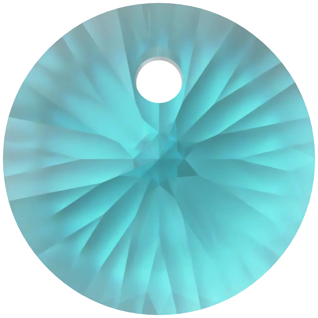 Serinity Pendants Round Cut (6428) Blue Zircon(Serinity Pendants Xilion Round 6428 Blue Zircon) 3 Serinity Pendants Round Cut (6428) Blue Zircon(Serinity Pendants Xilion Round 6428 Blue Zircon)