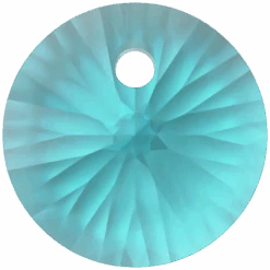 Swarovski Pendants Xilion Round (6428) Blue Zircon(Swarovski Pendants Xilion Round 6428 Blue Zircon)
