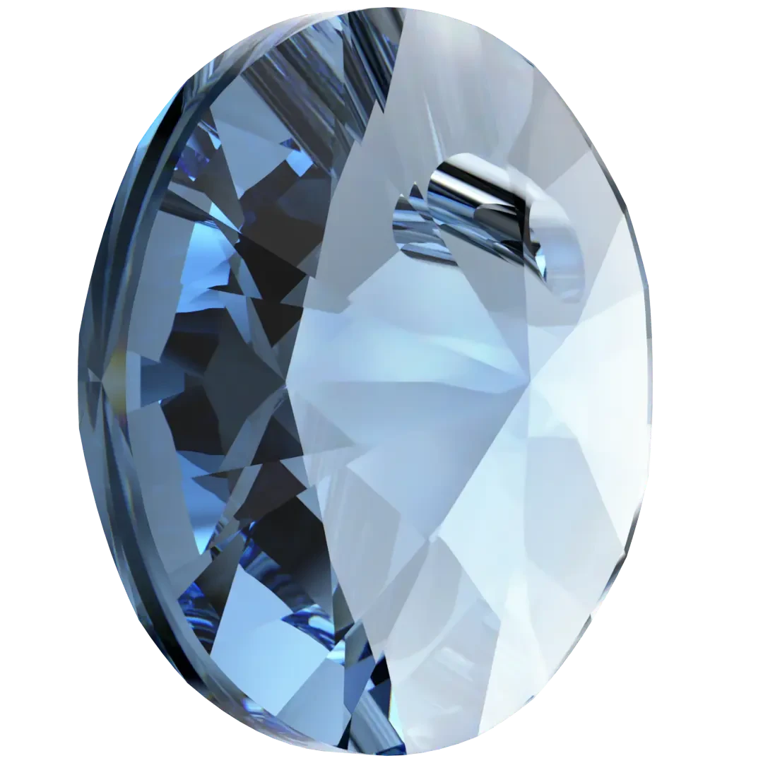 Swarovski Pendants Xilion Round (6428) Recreated Ice Blue(Swarovski Pendants Xilion Round 6428 Recreated Ice Blue) 4 Swarovski Pendants Xilion Round (6428) Recreated Ice Blue(Swarovski Pendants Xilion Round 6428 Recreated Ice Blue) - Image 2