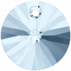 Swarovski Pendants Xilion Round (6428) Crystal Blue Shade(Swarovski 6428 Pendants Xilion Round Crystal Blue Shade) -BlueStreak Crystal Shop Serinity Pendants Round Cut 6428 Crystal Blue Shade