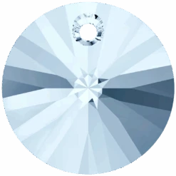 Swarovski Pendants Xilion Round (6428) Crystal Blue Shade(Swarovski 6428 Pendants Xilion Round Crystal Blue Shade)