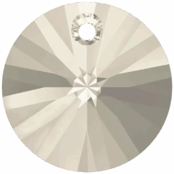 Swarovski Pendants Xilion Round (6428) Crystal Silver Shade(Swarovski 6428 Pendants Xilion Round Crystal Silver Shade)