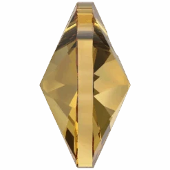 Swarovski Pendants Xilion Round (6428) Golden Topaz(Swarovski 6428 Pendants Xilion Round Golden Topaz) -BlueStreak Crystal Shop Serinity Pendants Round Cut 6428 Golden Topaz 3